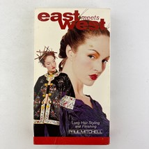 Paul Mitchell East Meets West Long Hair Styling &amp; Finishing Cosmetology VHS Tape - £19.43 GBP