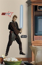 Star Wars Anakin Skywalker Giant Peel and Stick Wall Decal Sticker NEW SEALED - £15.45 GBP