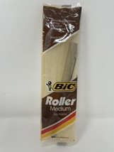 Vintage BIC Roller Ball Marker Pen Medium Black Ink New Old Stock 1983 - $8.99