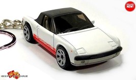 RARE KEYCHAIN WHITE PORSCHE 914/6 TARGA GREAT GIFT For DESK DISPLAY - $39.98