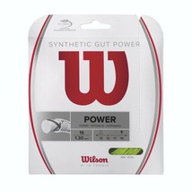 Wilson - WRZ945 - Synthetic Gut Power Tennis Raquel String - 16-Gauge - £10.18 GBP