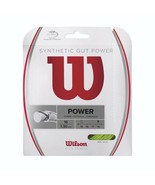 Wilson - WRZ945 - Synthetic Gut Power Tennis Raquel String - 16-Gauge - £9.73 GBP