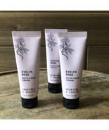 (3) crabtree Evelyn EVELYN ROSE Satin Hand Cream 25ml/.8 Fl Oz - $46.74