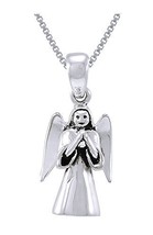 Jewelry Trends First Communion My Little Angel Sterling Silver Pendant Necklace  - £36.19 GBP