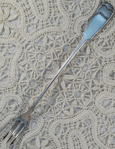 Rogers &amp; Bro. Silver Plate Thin Trident Olive or Pickle Fork Fiddle Patt... - $12.99
