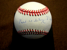 Whitey Kurowski 3 X Wsc St. Louis Cardinals Signed Auto Vtg Onl Baseball PSA/DNA - £117.67 GBP