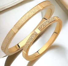 Slim Wedding Bands Set, Matte Gold Rings, Minimalist Bands, Wedding Band Pair, C - £271.10 GBP