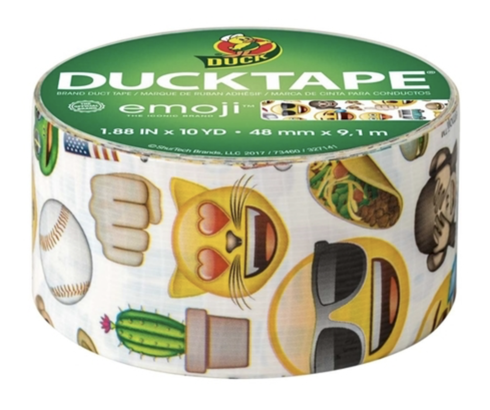 Duck Tape Printed Duct Tape, Emojis, 1.88&quot; x 10 Yards - $10.95