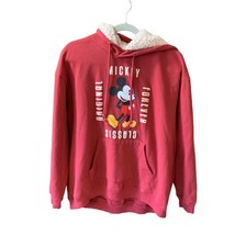 Disney Womens Size XXL Hoodie Sweatshirt Mickey Mouse Sherpa Lined Hat H... - $23.76