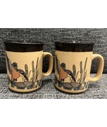 Set Of 2 Vintage Webb Stoneware Korea 1970s Hummingbird Coffee Tea Cups ... - $20.95