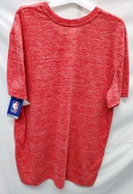 NBA Philadelphia 76ers Women's Large Short Sleeve T-Shirt, Red image 3