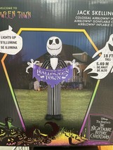 18ft Colossal Jack Skellington Halloween Inflatable 2021  Ready To Ship RARE 18&#39; - £427.86 GBP