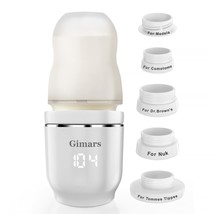 Gimars Smart Portable Bottle Warmer, 104° Digital Thermostat Baby Bottle... - £43.96 GBP