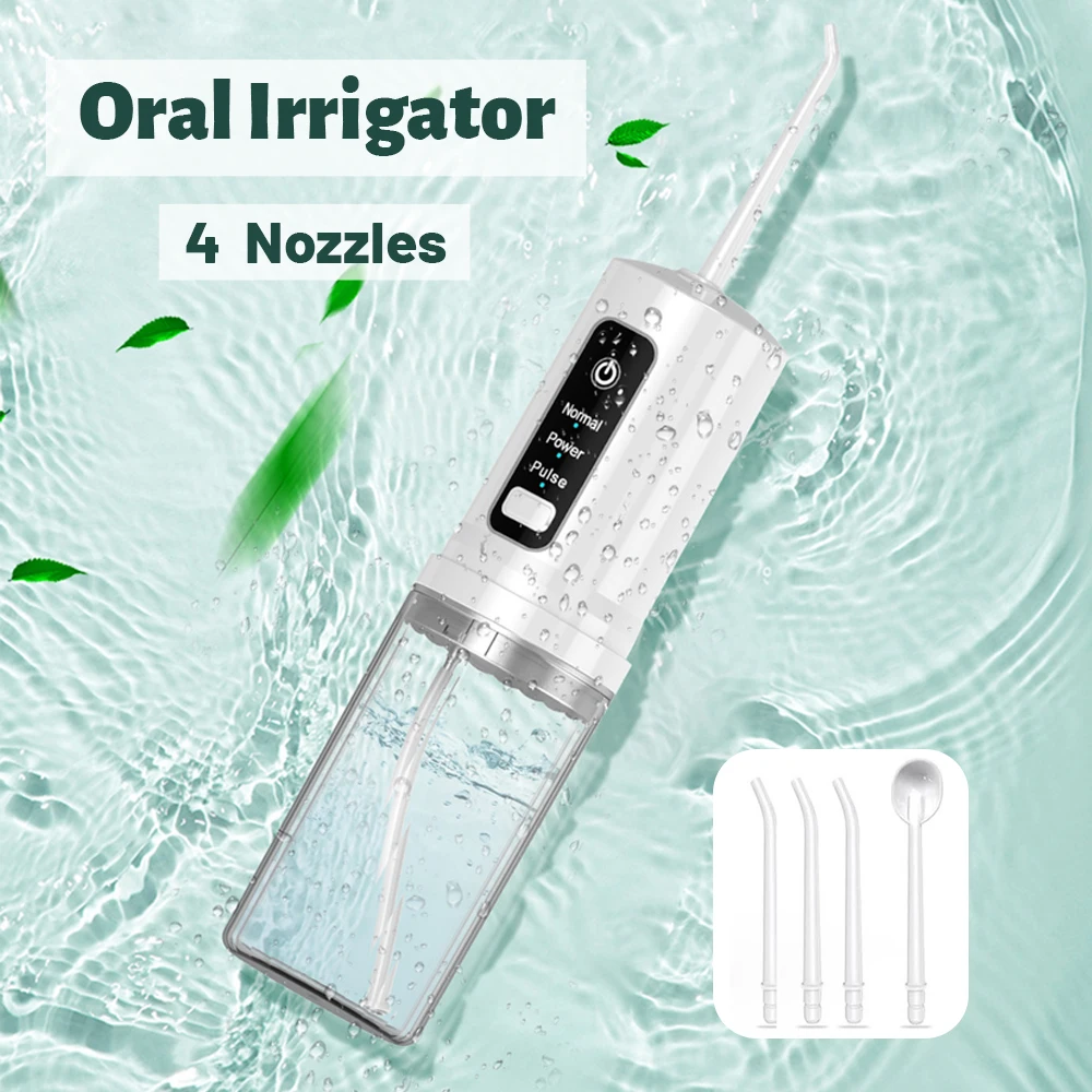 Portable Oral Irrigator Water Flosser Dental Water Jet Tools Pick Cleani... - $7.93
