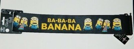 Despicable Me Minions &amp; Ba-Ba-Ba Banana Repeating Image Cinch Waist Belt UNUSED - £11.91 GBP
