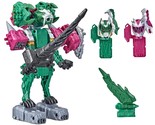 Power Rangers Dino Fury Pink Ankylo Hammer and Green Tiger Claw Zord Toy... - $38.99