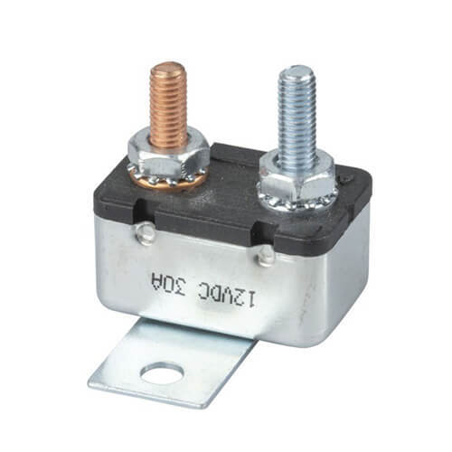 Chassis Mount Auto Reset Circuit Breaker (12VDC) - 30A - $22.25