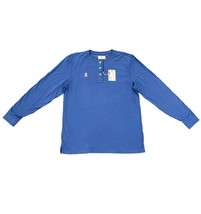 Psycho Bunny men&#39;s garment dye long sleeve henley shirt FRENCHIE - $47.00
