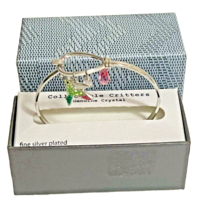 Collectible Critters Fine Silver Plated Bracelet W Genuine Crystals - $14.85