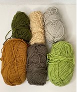 Vannas Choice Yarn Skeins Arts Crafts Green Beige Olive Camel Brown Oatm... - £27.53 GBP