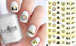 Pittsburgh Steelers Nail Decals (Set of 50) - £3.87 GBP
