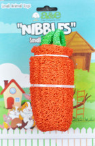 A &amp;E Cages Nibbles Small Animal Loofah Chew Toy Large Carrot; 1ea - £4.70 GBP
