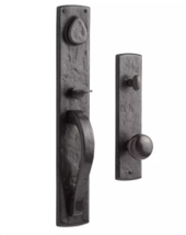 New Dark Bronze Ellis Solid Bronze Entrance Door Set with Round Knob by ... - $199.95