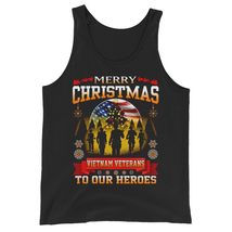 Merry Christmas Vietnam Veterans to Our Heroes Unisex Tank Top, Vietnam Veteran  - £19.93 GBP+