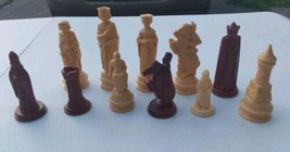 200 Chess Set Pieces Misc Lot Anri E.S. Lowe Medievil Regular - $60.44