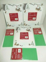 Ampad Specialty PC Holiday Paper 75 Sheets &amp; 75 Green Pull &amp; Seal Envelopes - £24.03 GBP