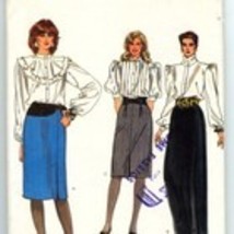 Vintage Vogue 8447 Straight Skirt Mid Knee or Evening Length Uncut Sz 12-14-16 - £7.87 GBP