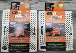 Q-Swiper Reusable Grill Cleaning Cloth 2 Pack - Eco-Friendly | Durable | Versati - £13.41 GBP