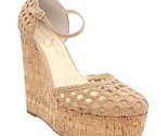 Jessica Simpson Women Ankle Strap Cork Wedge Sandals Marshela Sz US 10M ... - $54.45