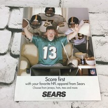 VTG 1999 Sears Roebuck “Score First” NFL Football Advertising Art Print Ad - $9.89