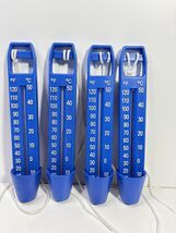 Qty-4 Poolmaster 18305 Swimming Pool Spa 9-5/8” Pocket Temperature Therm... - €18,83 EUR