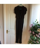 Vintage Elegant Evening Black Jumpsuit by Calhoun UK 12, US 8 - $69.16 CAD
