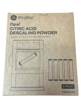 NEW 6 Pack GE Profile Opal Nugget Ice Maker Citric Acid Descaling Powder - $15.83