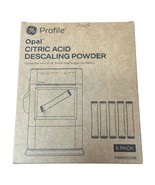 NEW 6 Pack GE Profile Opal Nugget Ice Maker Citric Acid Descaling Powder - $295.37 MXN