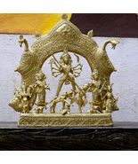 Sowpeace Handmade Dhokra Premium Durga Sculpture Artisan Home Decor Tabl... - £1,021.47 GBP