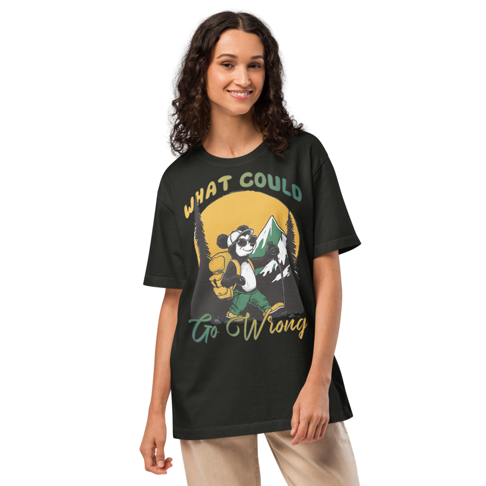 Unisex Oversized What Could Washed Black T-Shirt - $59.99