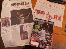 Patrick Ewing NY Knicks Jersey Retirement NY Times 2003 &amp; Sports Illus 1... - $10.11 CAD