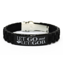 Motivational Christian Bracelet, Let go and let God., Inspirational Christmas ,  - £19.74 GBP