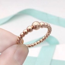 2019 Autumn Release Rose Gold String of Beads Ring Woman Ring  - £11.88 GBP