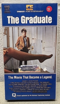 The Graduate VHS 1987 Tape Home Entertainment Dustin Hoffman Ann Bancrof... - $129.33 MXN