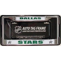 Dallas Stars Team Logo Nhl Hockey Chrome License Plate Frame Made In Usa - £23.97 GBP