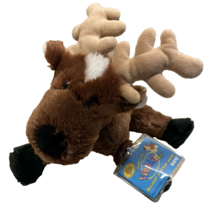 Ganz Webkinz hm137 Reindeer 8 in  Plush Stuffed Toy with code - £8.80 GBP