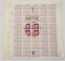 *R) 1992 USPS Elvis Presley 29 Cent Commemorative Stamps Saver Sleeve Sh... - $19.79