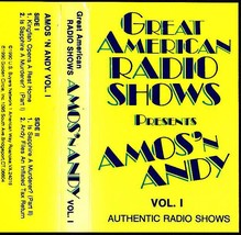 AMOS &amp; ANDY Volume 1 Audio Cassette Great American Radio Shows - £9.63 GBP