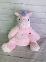Mary Meyer FLIP FLOPS Pink Unicorn Plush Stuffed Animal Toy Purple Mane - £55.38 GBP