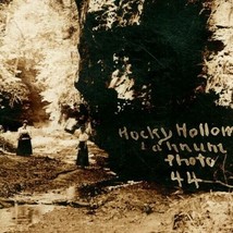 RPPC Rocky Hollow Trail Turkey Run State Park IN Indiana1908 DB Postcard  - £11.64 GBP